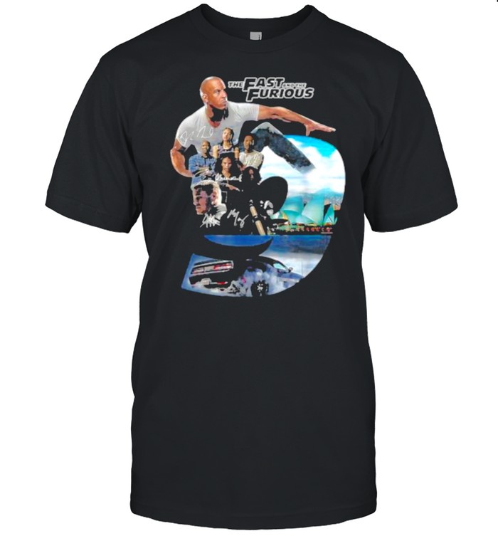The fast and furious saga racing movie 2021 Signature T-Shirt