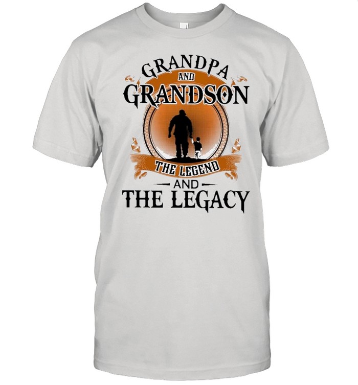 Grandpa And Grandson The Legend And The Legacy Retro shirt Classic Men's T-shirt