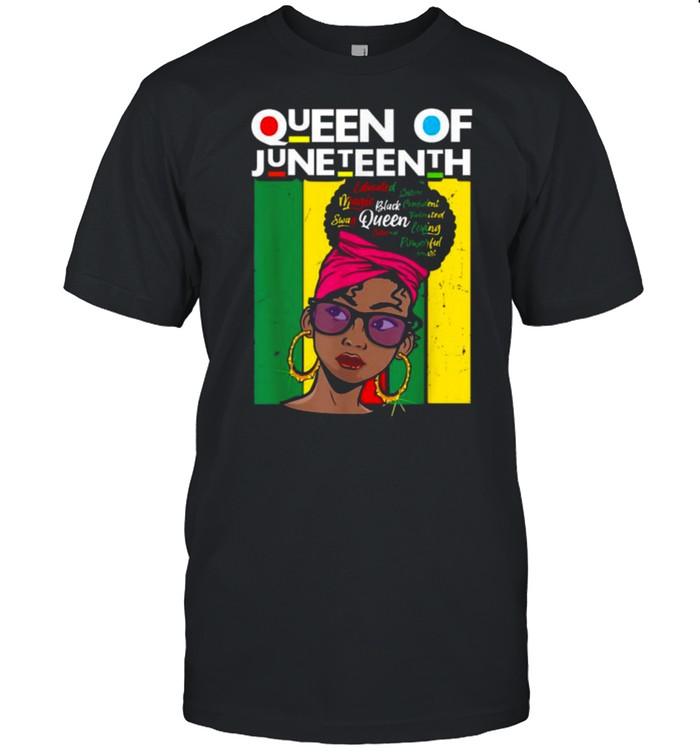 Queen Of Juneteenth Black Girl Magic Melanin Women Vintage T- Classic Men's T-shirt