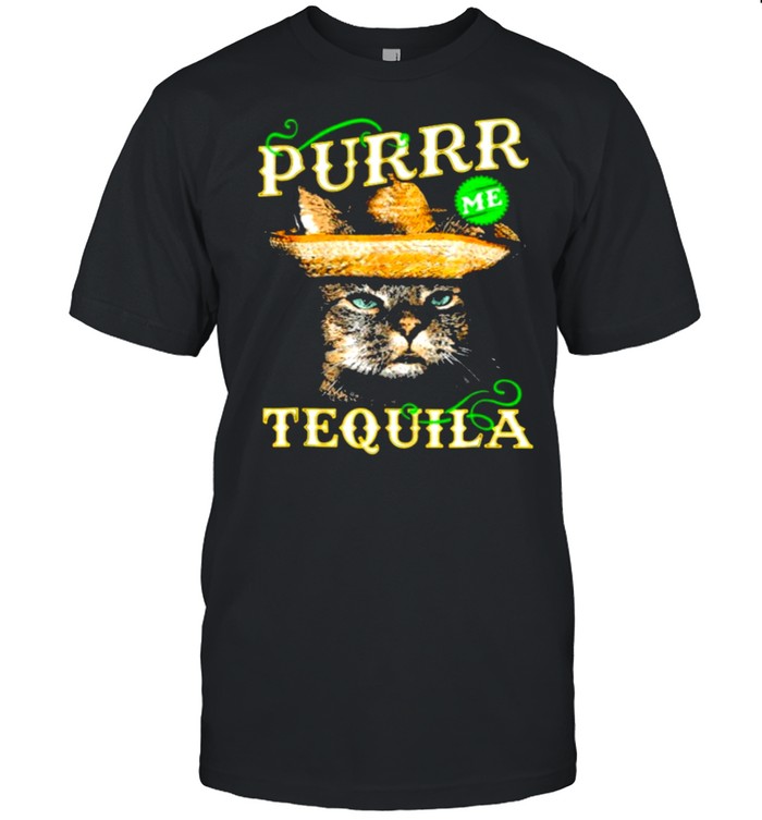 TEQUILA L1 Purr Cat Lover shirt