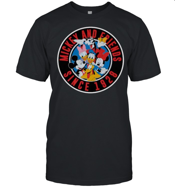 Disney Mickey and friends since 1928 90th Anniversary T-Shirt