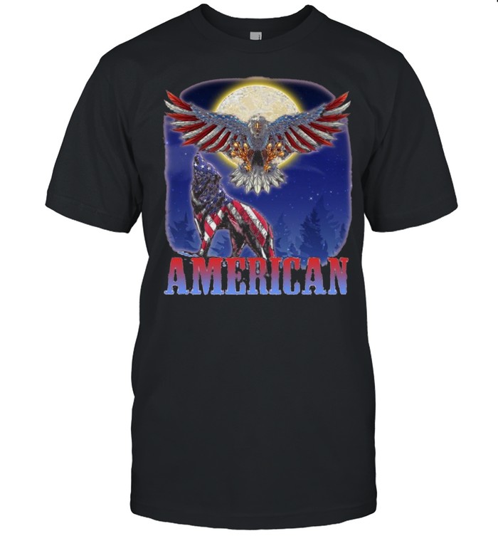 Eagle I’m Proud To Be An American Flag T-shirt