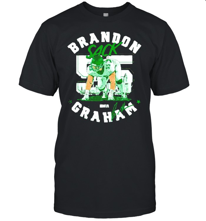 Philadelphia Football 55 Brandon Graham sack signature shirt