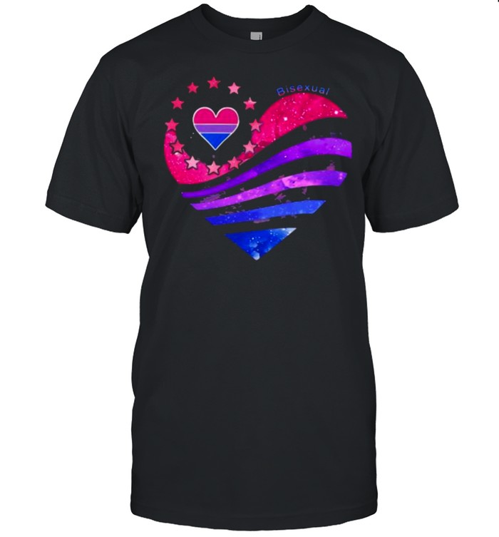 Bisexual Pride Heart Shirt