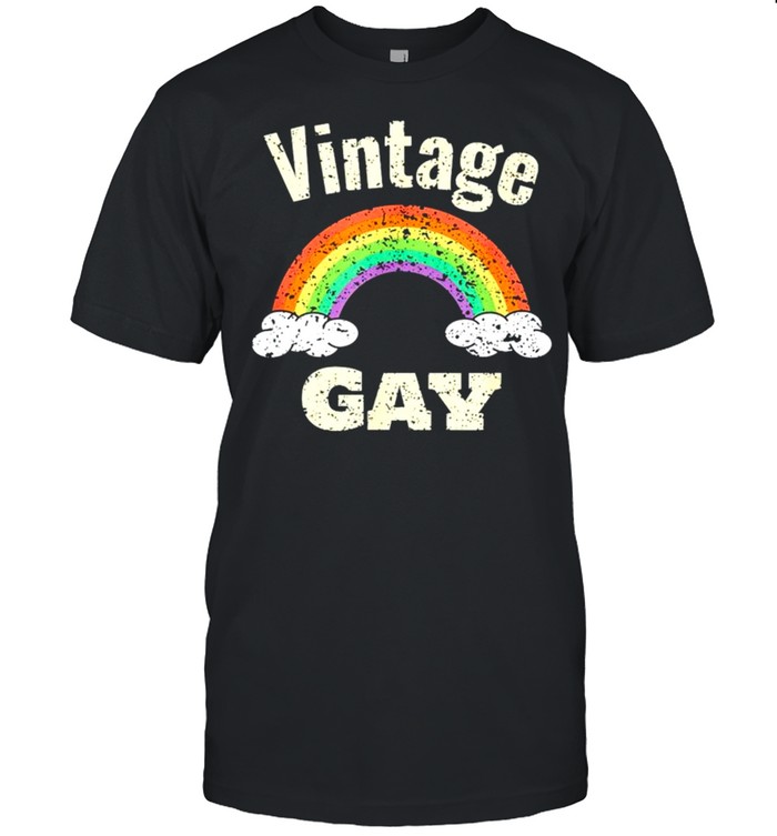 Rainbow vintage gay shirt