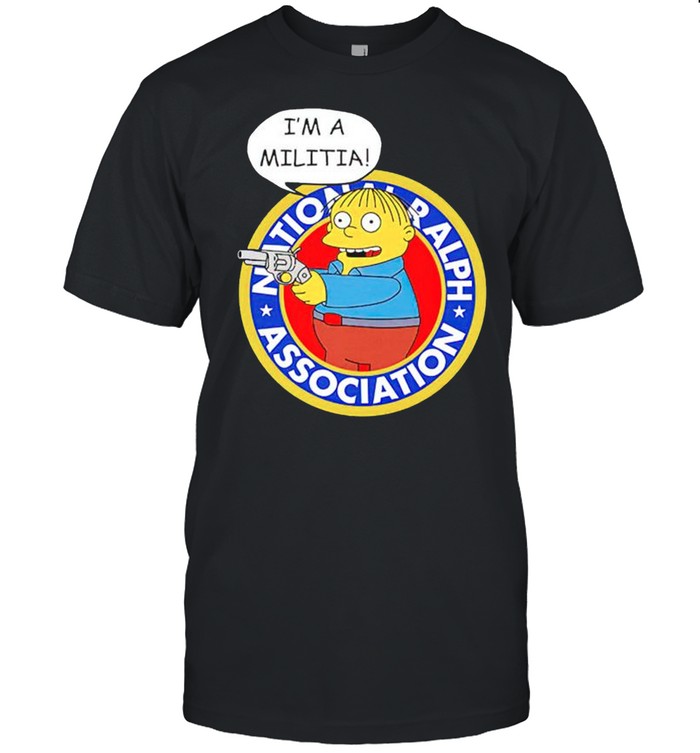 The Simpsons Ralph Wiggum Im A Militia shirt