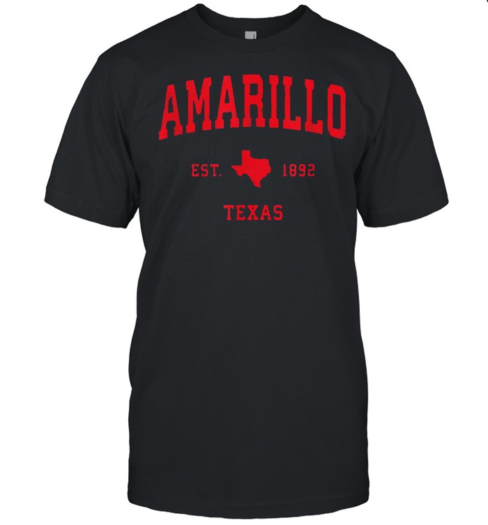 Amarillo Texas TX Est 1892 Vintage Sports T-Shirt