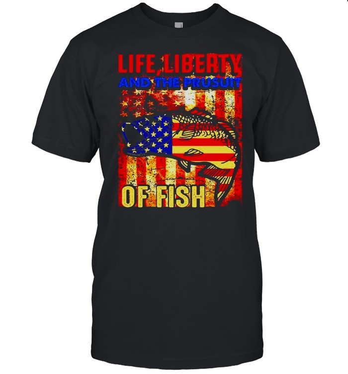 Life liberty and the pursuit of fish shirt Classic Men's T-shirt