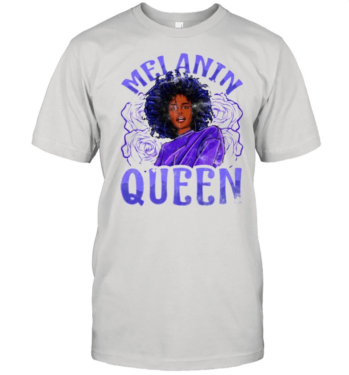 Melanin Queen Inspired Black Woman Related African T-Shirt