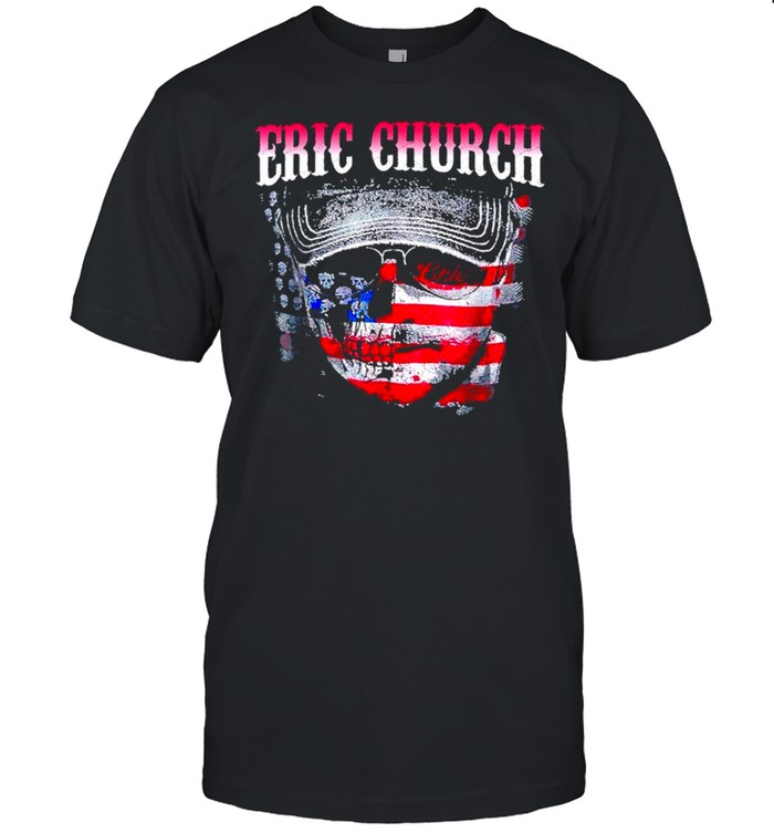 Erics Churchs music legend American flag shirt