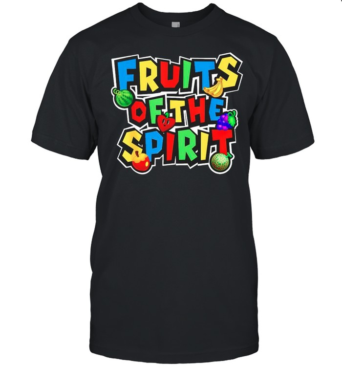 Mario fruits of the spirit shirt