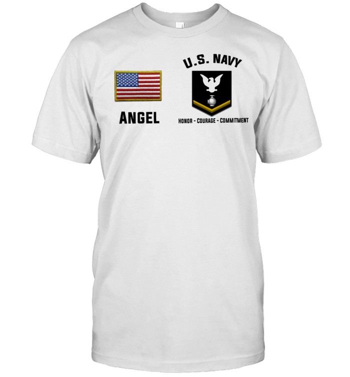 Angel Us Navy Honor Courage Commitment shirt