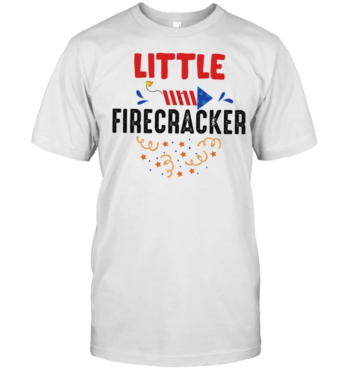 Mama Of A Little Firecracker Matching 4th Of July Independence Day shirt Classic Men's T-shirt