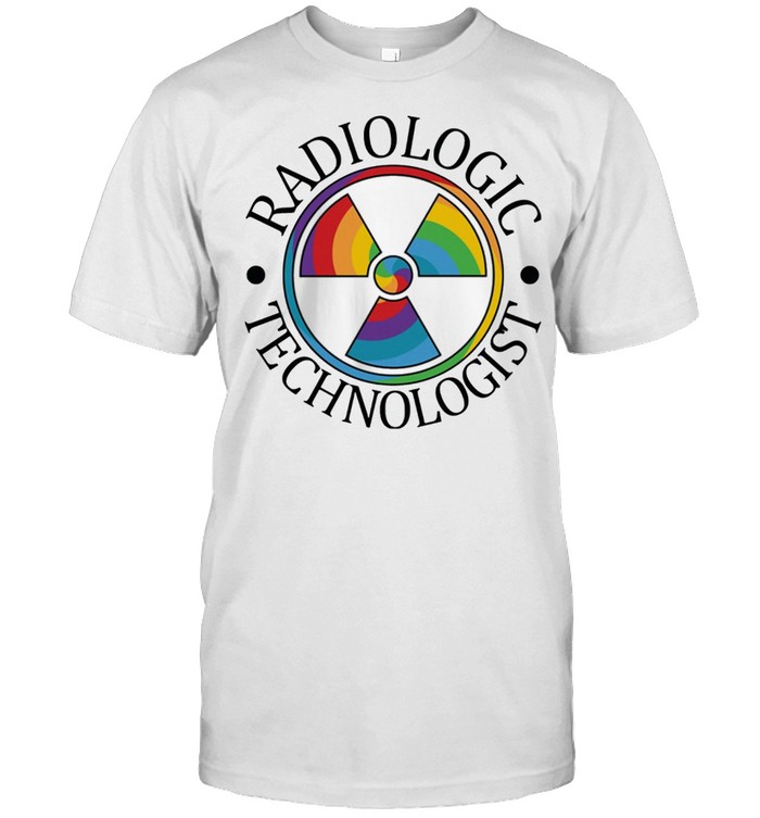 Radiologic technologist rainbow symbol shirt