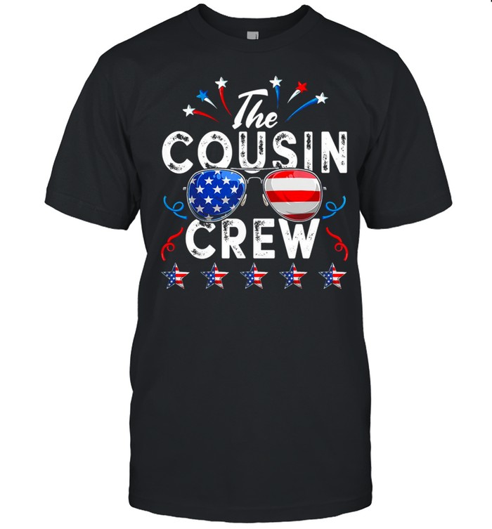 The Cousin Crew Independence Day 4th Of July American Flag shirt