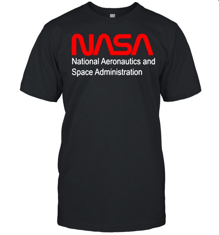 Nasa Worm Logo National Aeronautics Space Administration Shirt