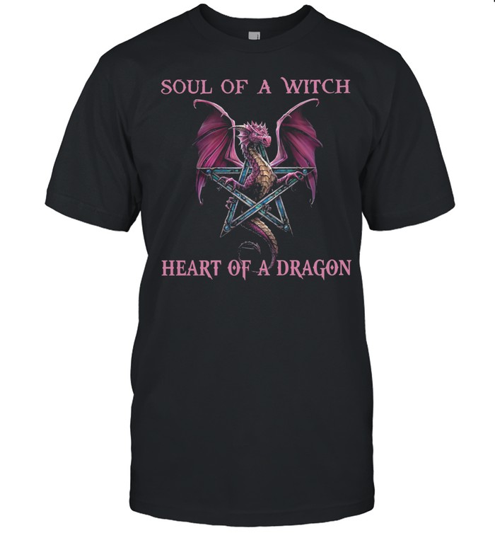 Soul of a witch heart of a dragon shirt Classic Men's T-shirt