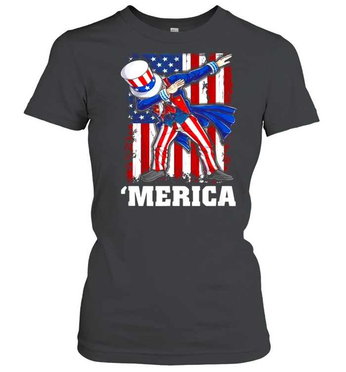MERICA DABBING UNCLE SAM 4th of july independence T- Classic Women's T-shirt