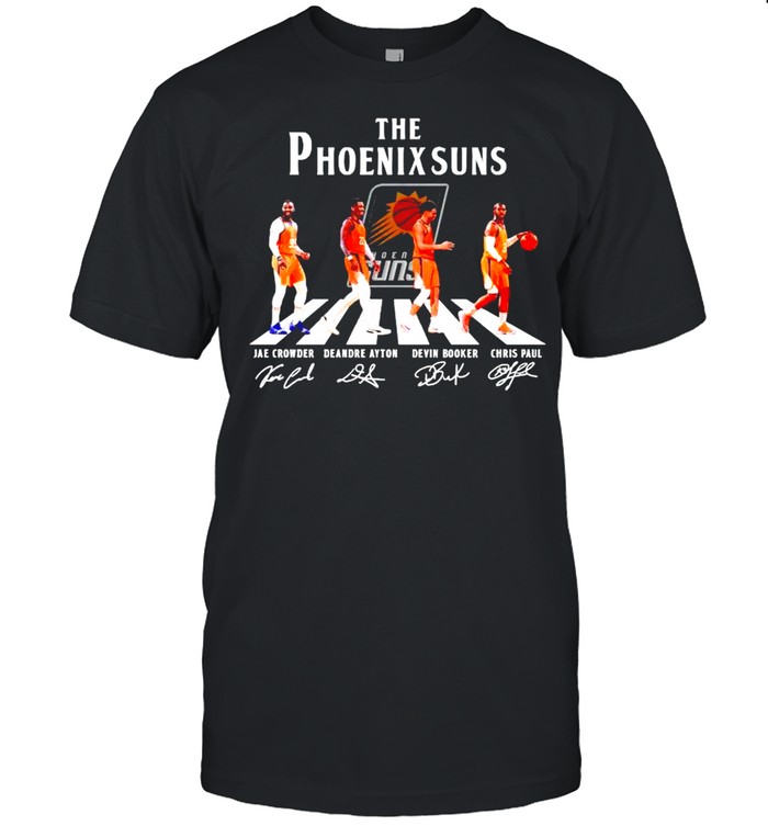 The Phoenix Suns Abbey Road best players signature shirt