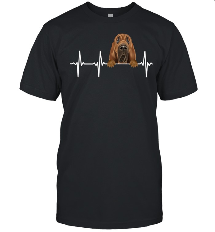 Dog Heartbeat For Bloodhounds shirt