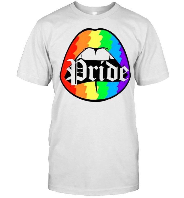 LGBT pride lip shirt
