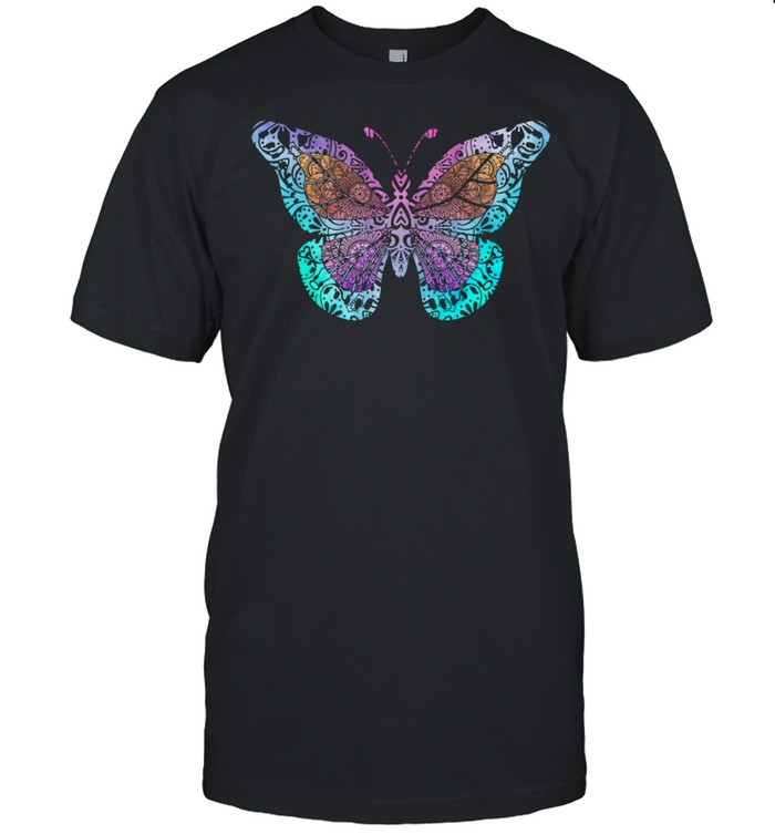 Mandala Butterfly Boho shirt