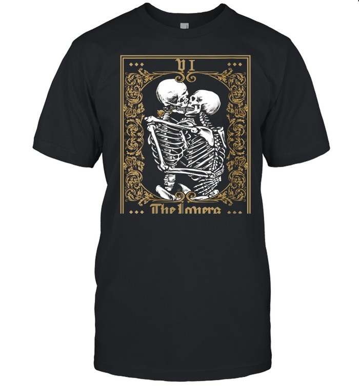 Thes Vintage Tarot Card Skeleton shirt