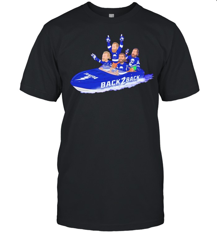 Tampa Bay Lightning back 2 back boat shirt