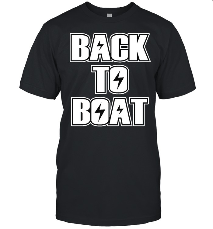 Tampa Bay Lightning back to boat shirt