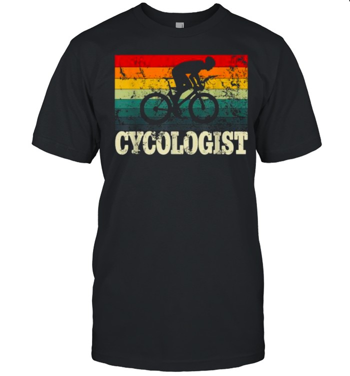 Cycologist cycling biker vintage shirt Classic Men's T-shirt