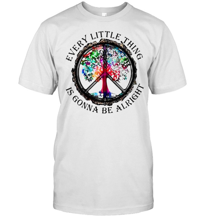 Every little thing is gonna be alright tree shirt