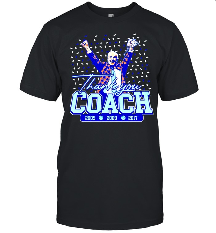North Carolina Tar Heels thank you coach shirt