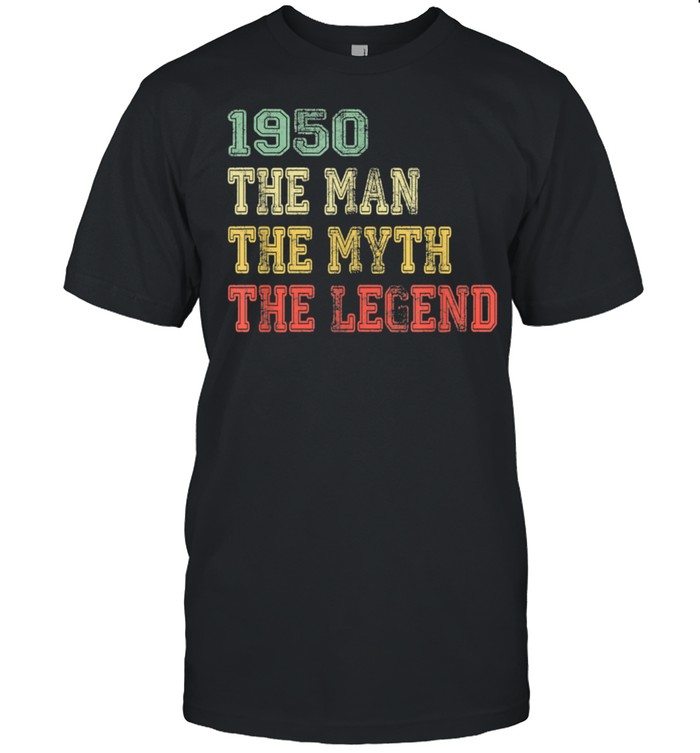 Mens Vintage 1950 Man Myth Legend Birthday For 71 Years Old shirt Classic Men's T-shirt