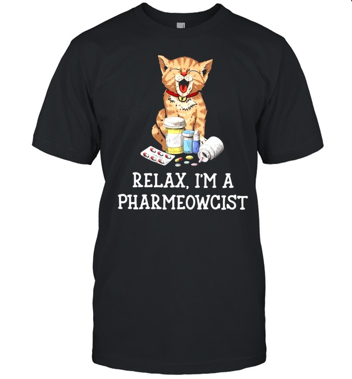 Relax i’m a pharmeowcist shirt Classic Men's T-shirt