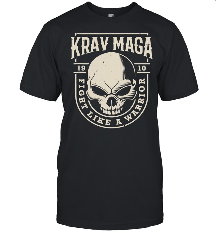 Hot Skull Krav Maga Fight Like A Warrior shirt Classic Men's T-shirt