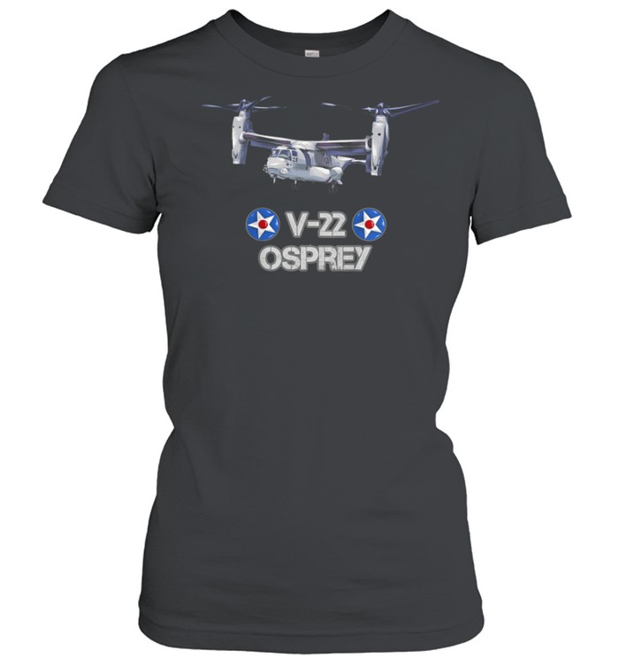 Kids American Airforce VSTOL Military Aircraft V22 Osprey shirt Classic Women's T-shirt