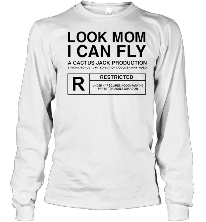 t shirt cactus jack look mom i can fly