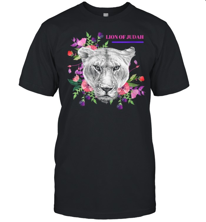 Lion of Judah Flower T-Shirt