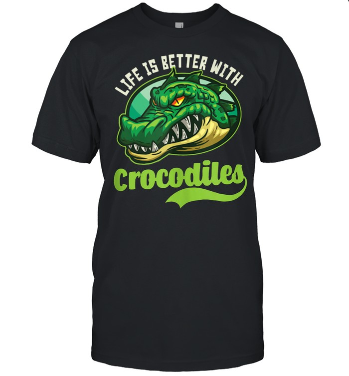 Sporty Crocodiles Design Crocodile shirt