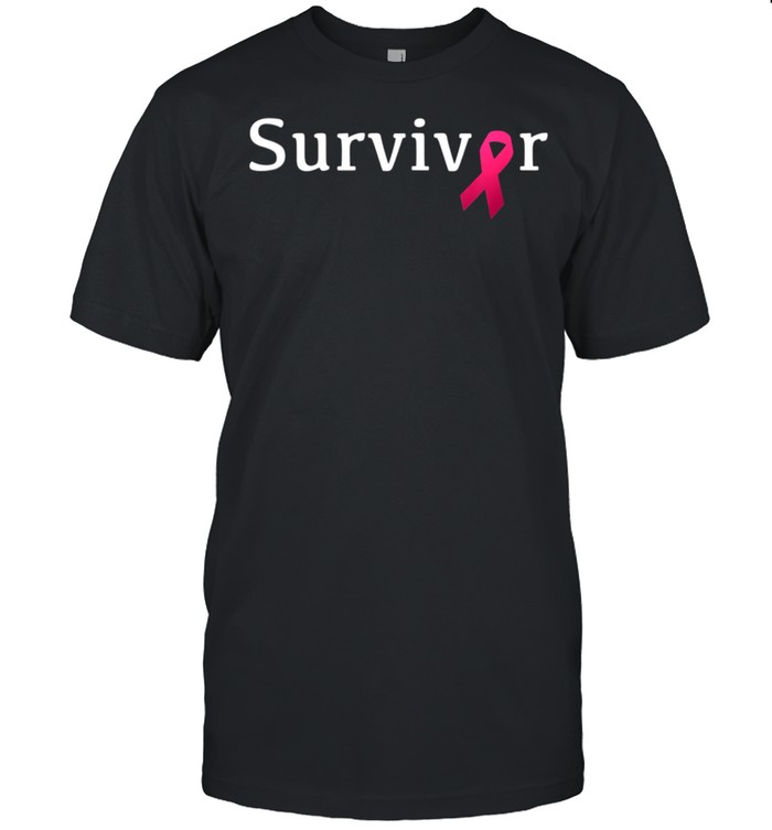Breast Cancer Survivor with Pink Ribbon shirt Classic Men's T-shirt Breast Cancer Survivor with Pink Ribbon shirt Classic Men's T-shirt