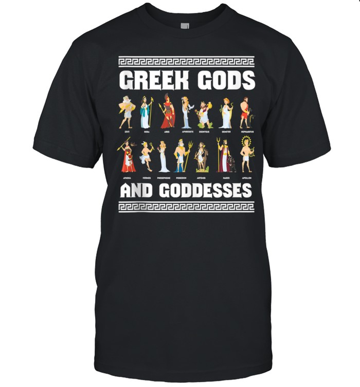 Greek Gods And Goddesses I Greece Greek Gods shirt