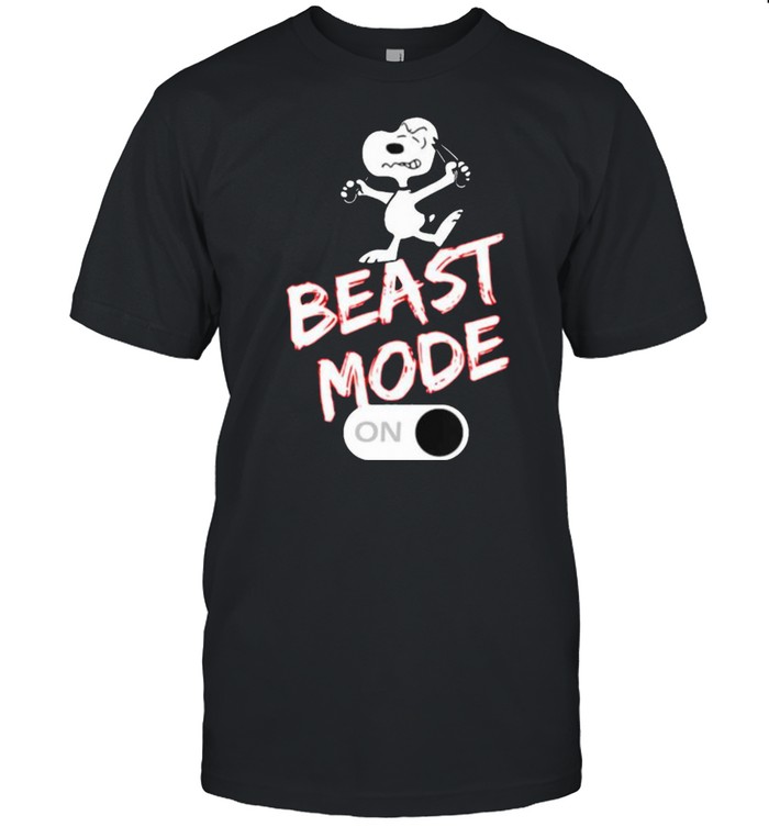 Beast Mode On Snoopy shirt