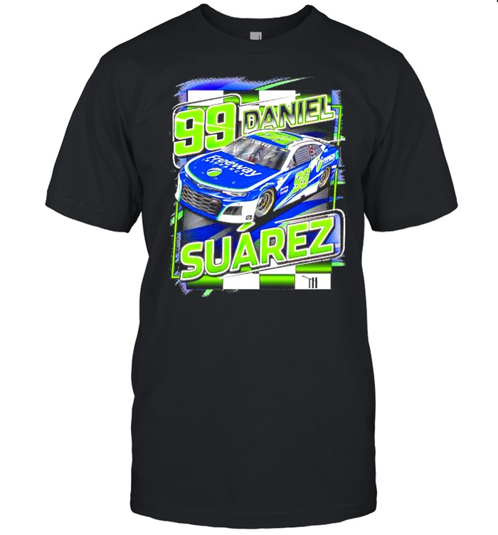 Daniel Suarez Checkered Flag Freeway Insurance shirt