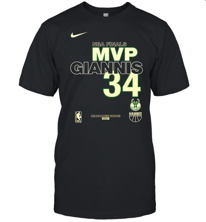Giannis Antetokounmpo Milwaukee Bucks 2021 NBA Finals Champions MVP shirt