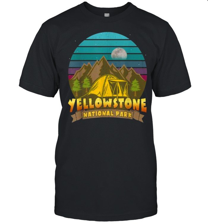 Yellowstone National Park Camping Vintage T-Shirt