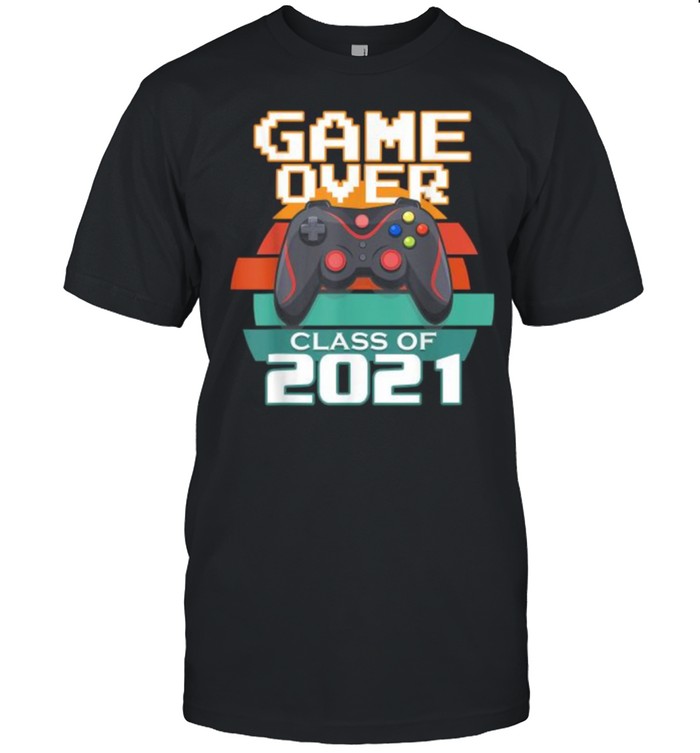 Game Over Class of 2021 Graduate Vintage T-Shirt