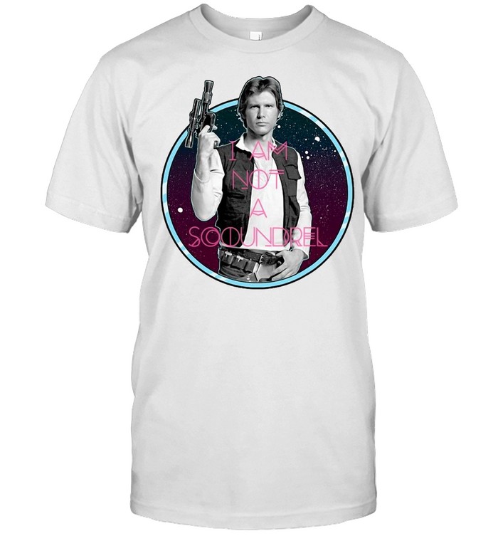 Star Wars Han Solo Not A Scoundrel Classic Pose T-shirt