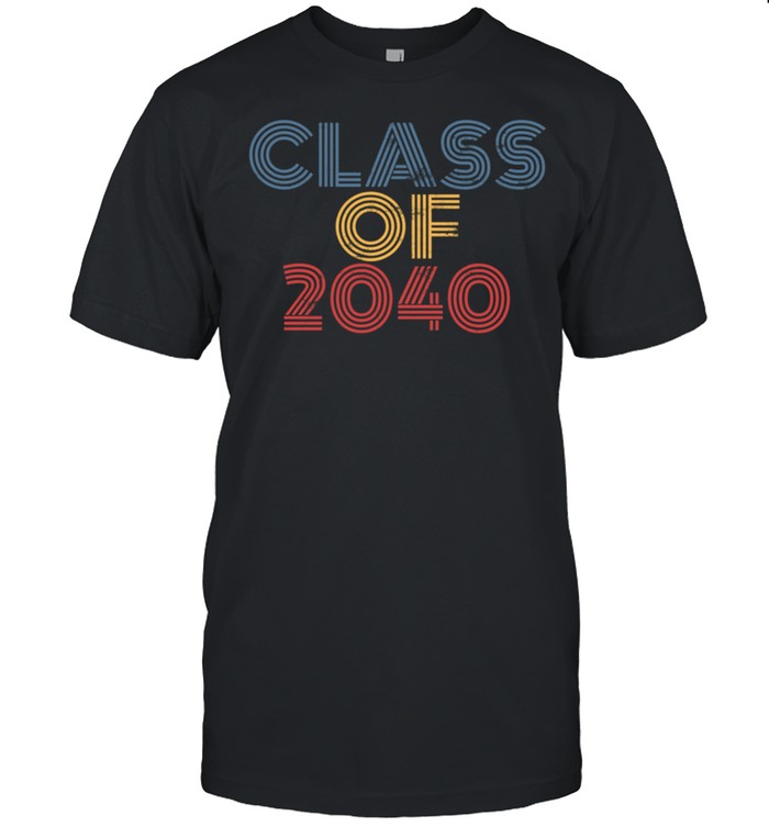 Class Of 2040 Graduation shirt