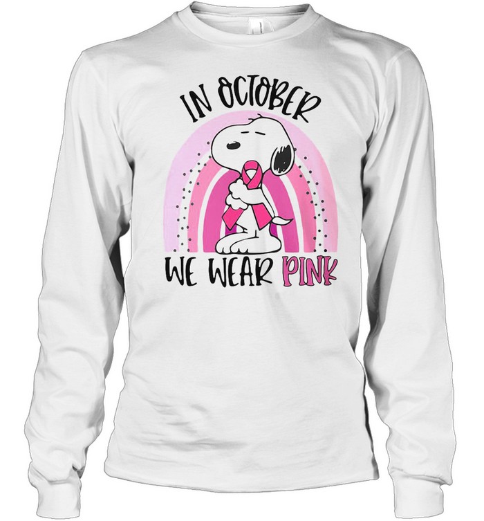 In october we wear pink and watch Seahawks Breast Cancer Halloween shirt,  hoodie, sweater and v-neck t-shirt