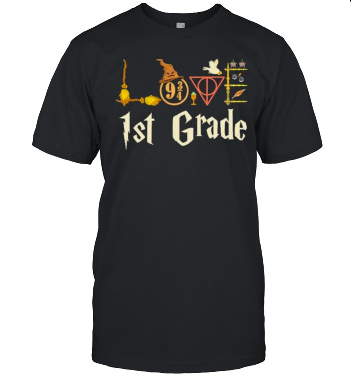 Love Wizard 1st Grade Shirt
